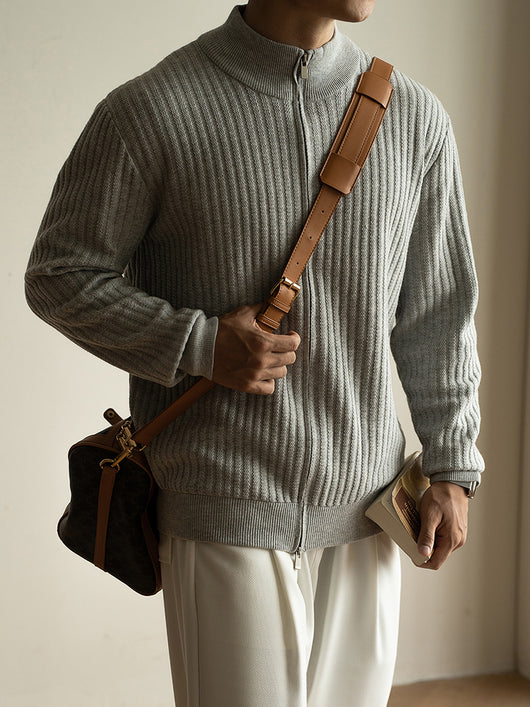 Cardigan con Cierre Casual para Hombre - Suéter Abrigo Versátil - Image 5