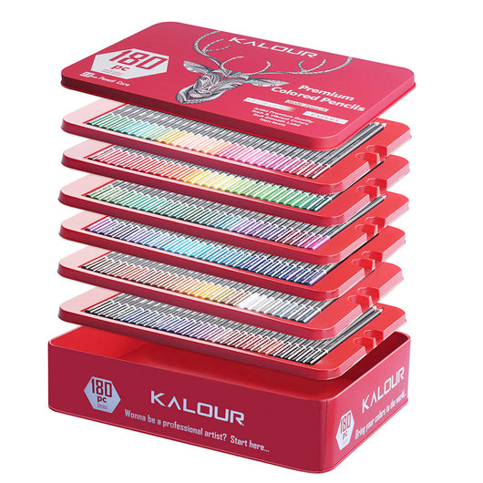 Set de Lápices de Color Acuarelables en Caja de Hierro - Image 2