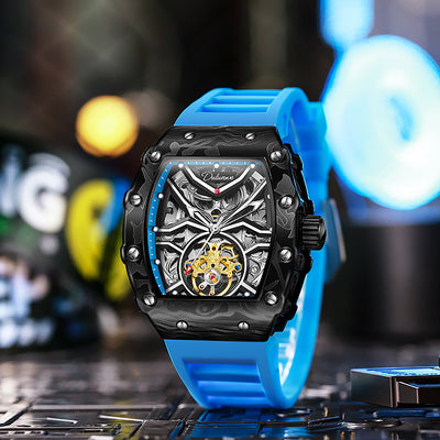 Reloj Mecánico Hueco para Hombre Resistente al Agua con Esfera Luminosa - Image 6