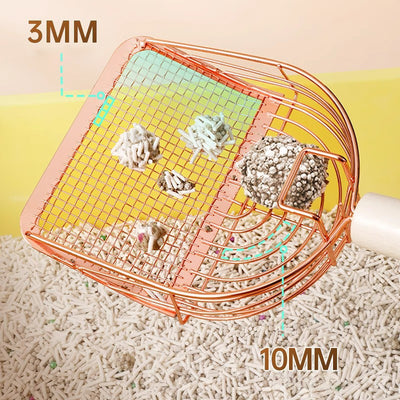 Pala para Arena de Gatos con Mango Ergonómico - Acero Inoxidable Premium - Image 5