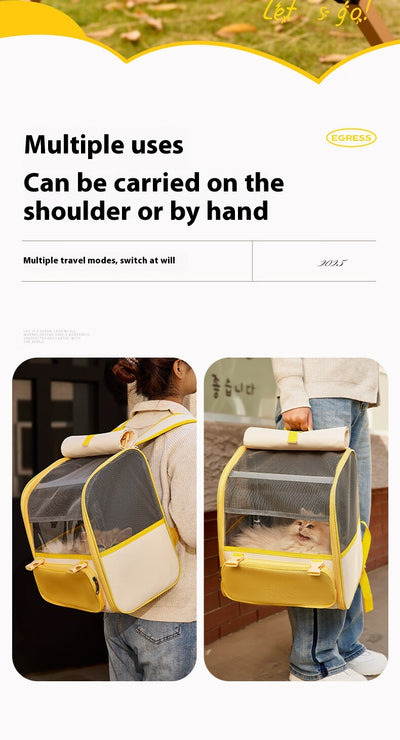 Mochila de Gran Capacidad para Mascotas - Diseño Elegante y Funcional - Image 8