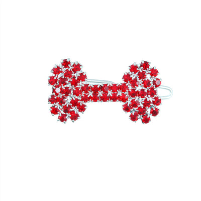 Moños y Accesorios para Mascotas con Diseño de Hueso y Diamantes - Image 9