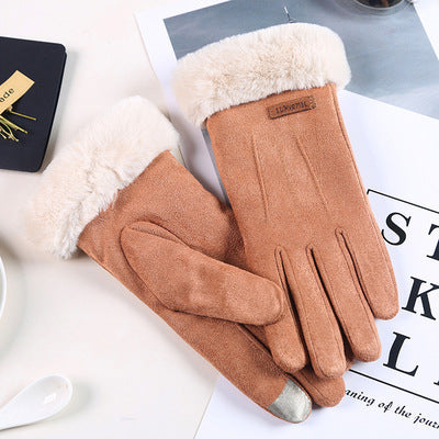 Guantes de Invierno para Conducir con Pelaje - Pantalla Táctil, Impermeables y Cálidos - Image 5