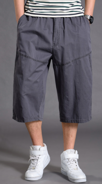 Pantalones Cortos Deportivos Holgados para Hombre Talla Grande - Image 7