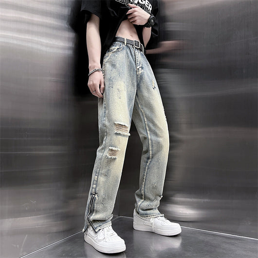 Jeans Holgados para Hombre con Cierre Lateral - Colección Primavera Verano - Image 3