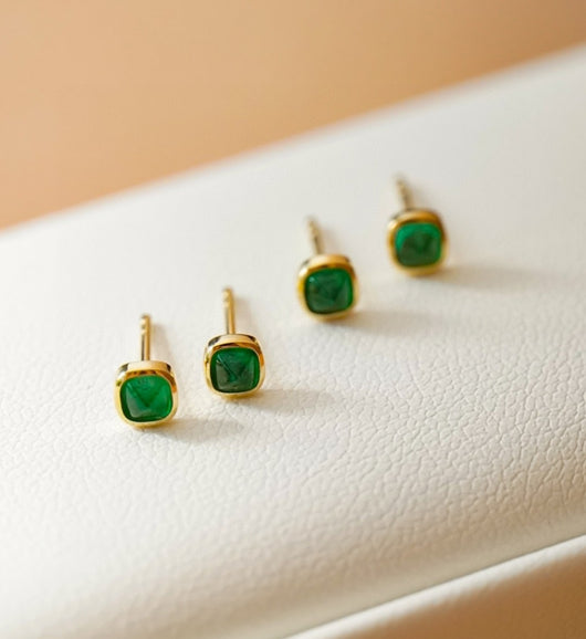 Aretes de Esmeralda Panjihill en Oro 18K - Image 10