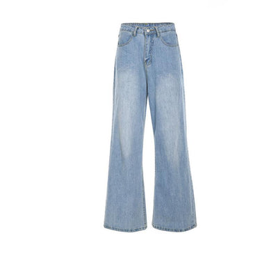 Pantalón Denim Talle Alto Pierna Recta Ancho - Image 11