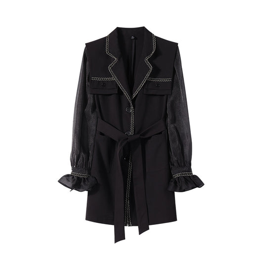 Blusa Elegante con Encaje en Mangas y Cintura - Image 12