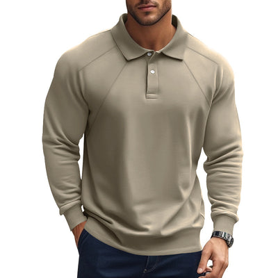 Polo Casual de Cuello Clásico para Hombre - Diseño Versátil Primavera Otoño - Image 3