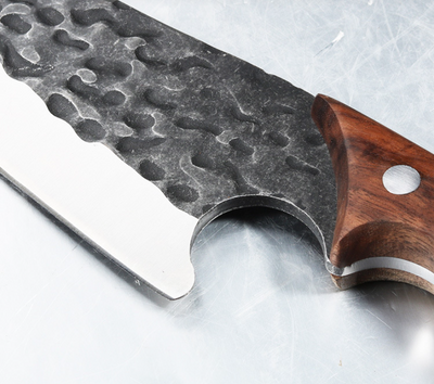 Cuchillo de Cocina Forjado a Mano de Acero Inoxidable 7 Pulgadas - Image 9
