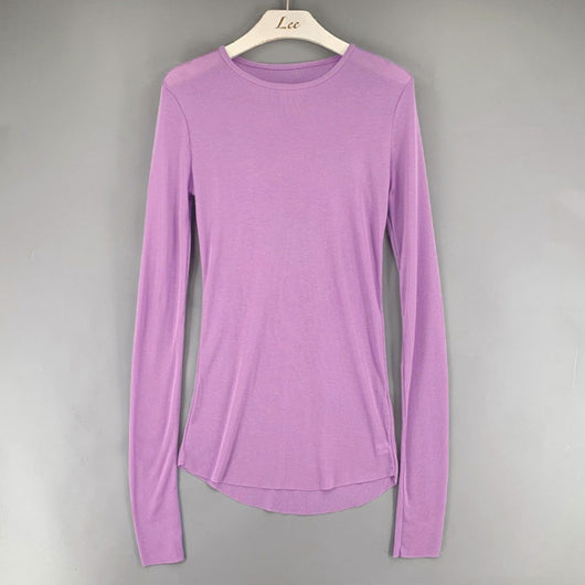Blusa Semitransparente de Manga Larga en Colores Sólidos - Image 7