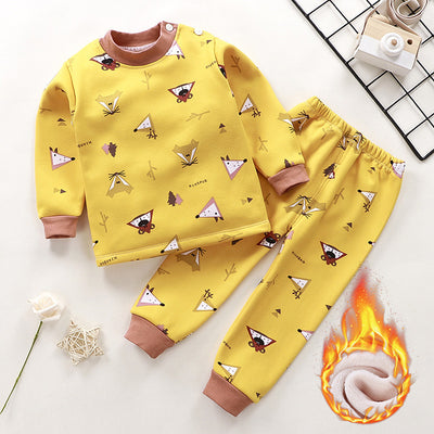 Conjunto de Ropa Térmica Infantil Plus Velvet - Abrigo Grueso - Image 10