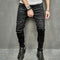 Jeans Skinny Elásticos para Hombre en Tono Claro