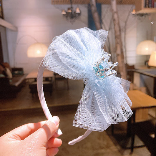 Diadema Infantil Encaje Hielo y Nieve Azul - Image 9