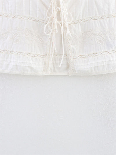 Blusa de Tirantes con Encaje Calado - Diseño Verano Mujer - Image 8