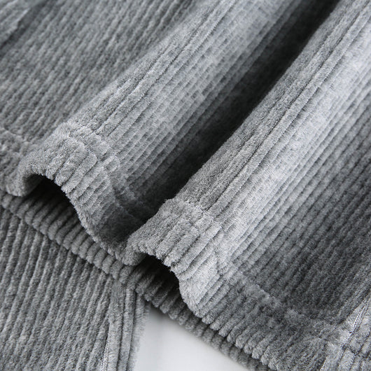 Pantalones de Pana Cintura Alta con Bolsillos - Corte Relajado y Slim - Image 26
