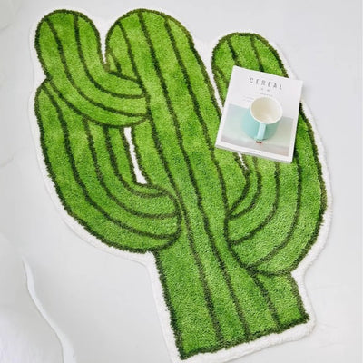 Alfombra Cactus Antideslizante Resistente al Desgaste y Suciedad