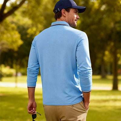 Polo Jacquard Casual para Hombre - Secado Rápido y Transpirable - Image 41