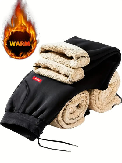 Pantalones Jogger de Invierno para Hombre con Forro Polar y Cintura Ajustable - Image 18