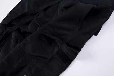 Pantalones de Nylon con Cinta Decorativa y Cierre Velcro - Image 13