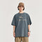 Camiseta Holgada Lavada Efecto Brillante para Hombre
