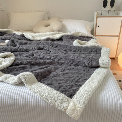 Manta Berber Jacquard de Doble Grosor - Calidez y Confort Premium - Image 4