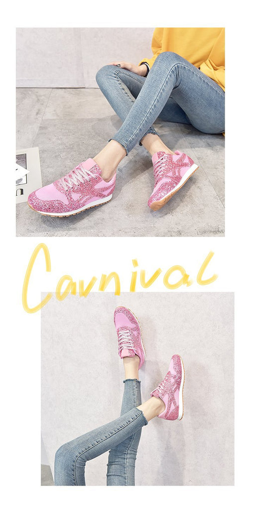 Zapatos Casuales con Cuña y Lentejuelas - Image 10