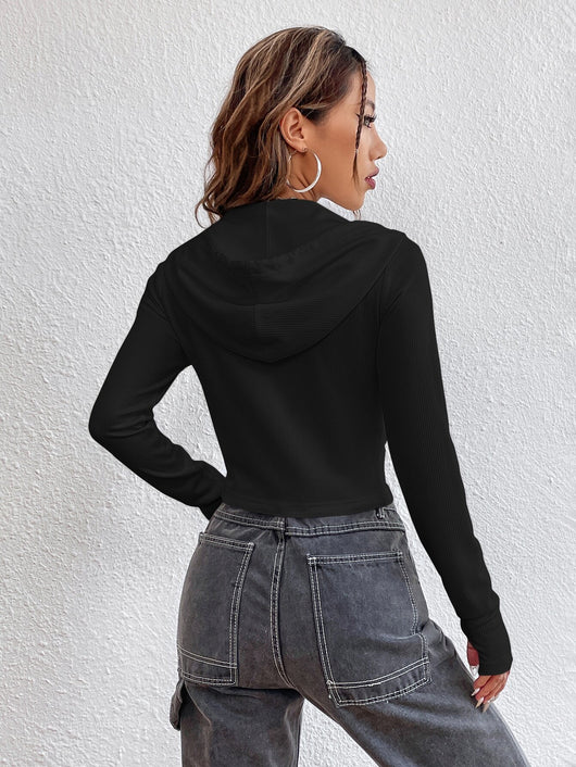 Cardigan Largo con Cierre de Cremallera - Estilo Urbano para Mujer - Image 13