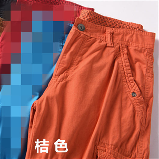 Pantalones Casuales Sueltos Capri Multicolor Talla Grande - Image 13