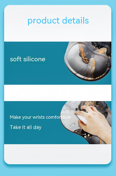 Set Completo Muñequera Ergonómica, Tapete para Teclado y Mouse con Diseño Floral - Image 15