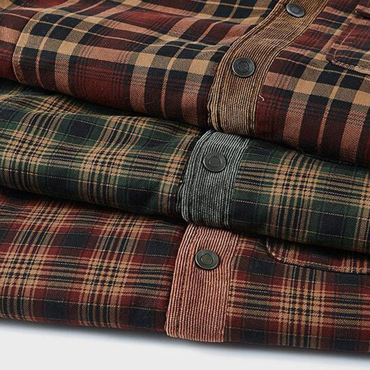 Camisa de Franela Térmica para Hombre - Cuadros Otoño Invierno - Image 10