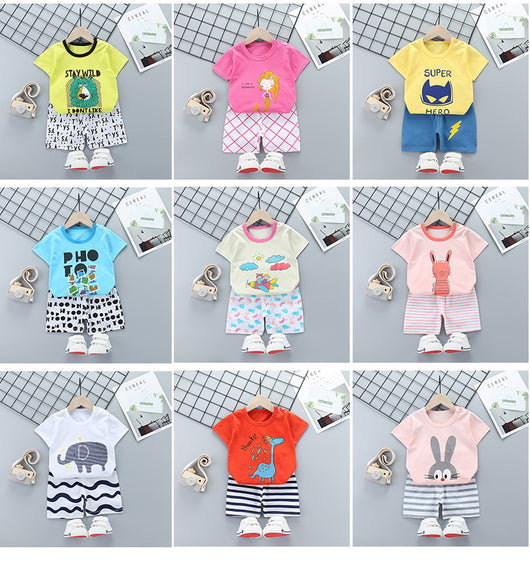 Conjunto de Verano para Niños en Algodón Puro con Manga Corta - Image 12