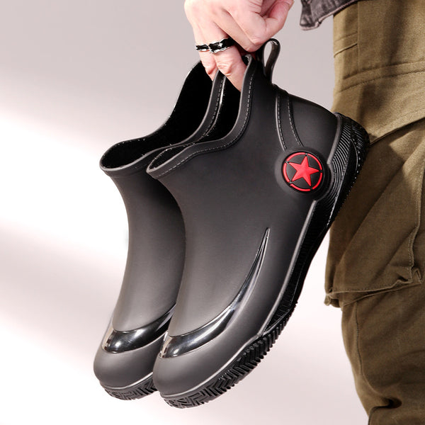 Botas Cortas Impermeables para Hombre - Diseño Moderno, Suela Antideslizante