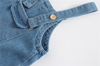 Pantalones de Mezclilla con Tirantes para Niños y Niñas - Image 7