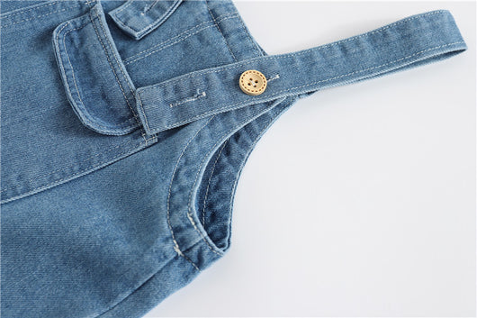 Pantalones de Mezclilla con Tirantes para Niños y Niñas - Image 7