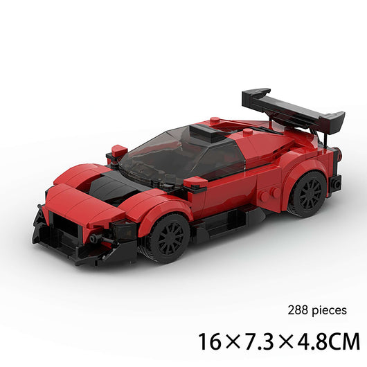 Auto de Carreras Bloques de Construcción Micro Puzzle DIY Tecnológico - Image 4