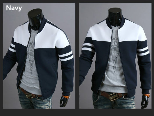 Chaqueta para Hombre con Diseño de Costuras Decorativas en Cinta - Image 14