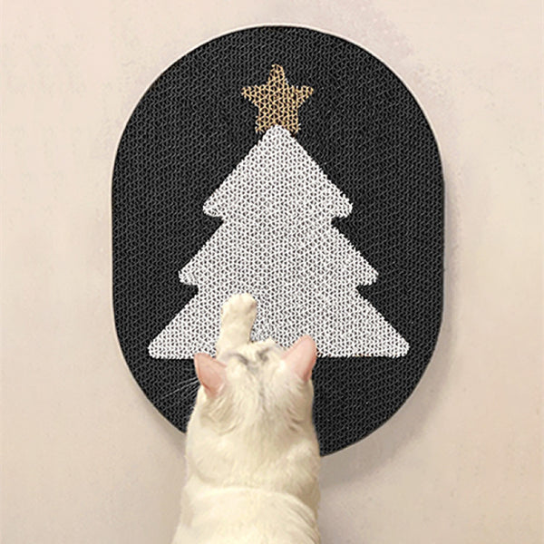 Rascador Navideño para Gatos Tipo Erecto sin Astillas