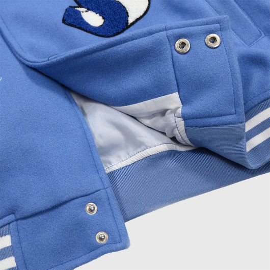 Chaqueta Beisbolera Unisex con Estampado Calavera y Letras Alfabeto - Image 12