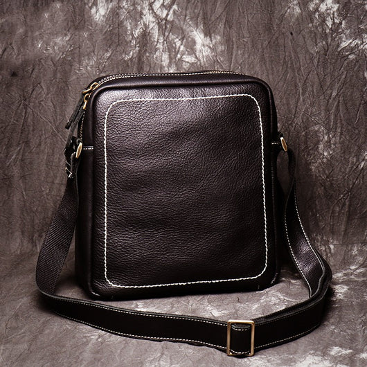 Bolsa Bandolera de Cuero Genuino Hecha a Mano - Satchel de Piel Curtida - Image 6
