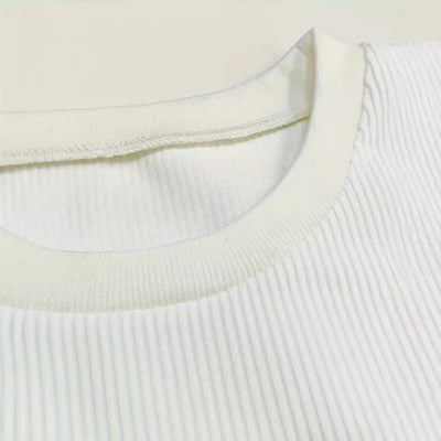 Conjunto Dos Piezas Slim Fit Cuello Redondo Manga Corta - Image 8