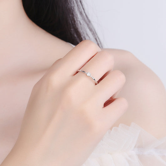 Anillo de Bodas con Moissanita de Moda - Diamante Brillante - Image 7