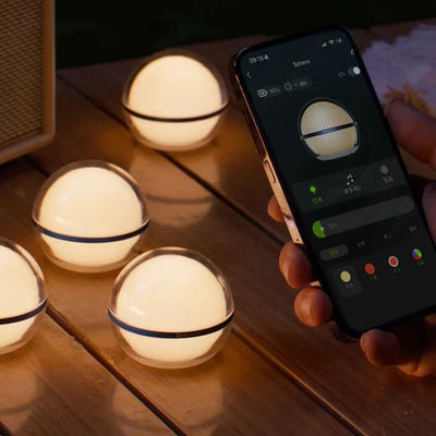 Luces Inteligentes de Camping con Iluminación Total