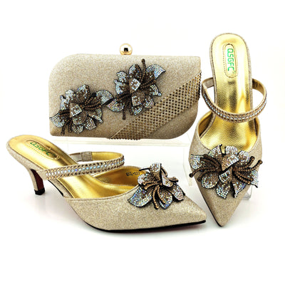 Tacones Altos Puntiagudos con Bolso Coordinado para Eventos - Image 8