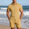 Conjunto Casual de Camisa y Shorts para Hombre