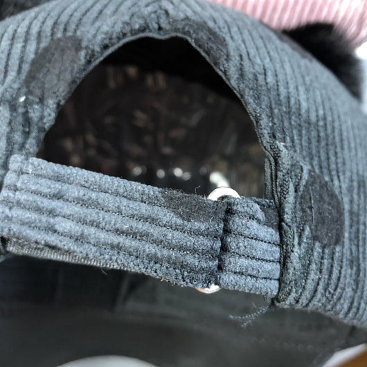Gorro de Pana con Pompones de Pelaje de Conejo para Otoño e Invierno - Image 12