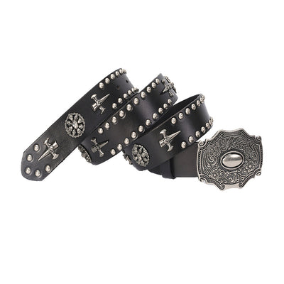 Cinturón Hip Hop con Hebilla Cráneo para Hombre - Estilo Personalidad - Image 8
