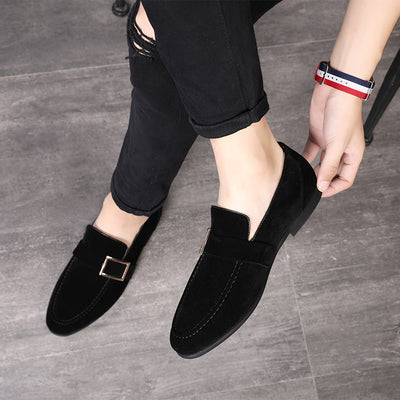 Mocasines de Ante para Hombre con Hebilla de Cinturón - Image 11