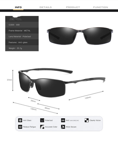 Gafas Deportivas Polarizadas con Marco Metálico - Image 14