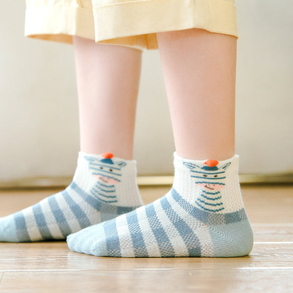 Calcetines de Malla de Algodón para Niños y Niñas